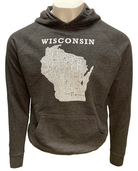 Hometown Wisconsin Hooded Sweatshirt