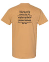 With Liberty & Justice for All - Crew Neck Tee - Old Gold