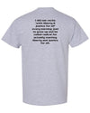 With Liberty & Justice for All - Crew Neck Tee - Sport Gray