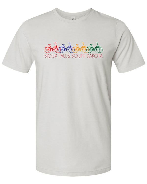 Bike Sioux Falls - Heather Light Silver Crew Neck