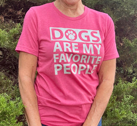 Dogs Are My Favorite People Tee Shirt