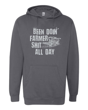 Been Doin' Farmer Sh!t All Day Hooded Sweatshirt