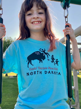 NORTH DAKOTA Tossin' Tourists Youth Tee