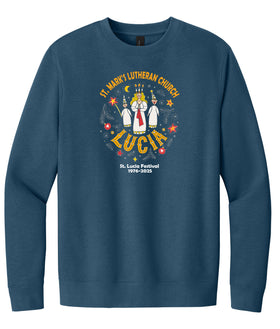 St. Lucia Festival - Crew Neck Sweatshirt - Neptune Blue