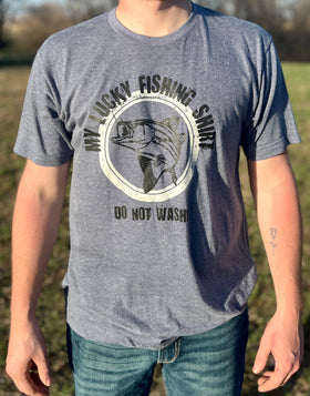 Lucky Fishing Tee - North Dakota