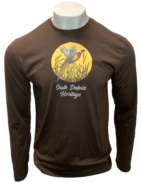 South Dakota Pheasant 104 Long Sleeved Tee