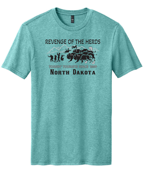 North Dakota Revenge Of The Herds Short Sleeved Tee