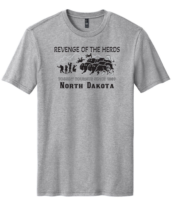 North Dakota Revenge Of The Herds Short Sleeved Tee