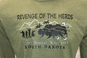South Dakota Revenge Of The Herds Short Sleeved Tee