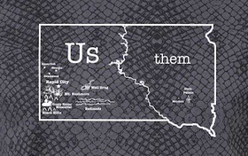 West Is Us Short Sleeved Tee Shirt