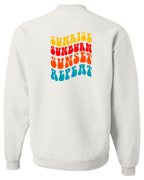 Lake Enemy Swim 2025 - White Crew Neck Sweatshirt