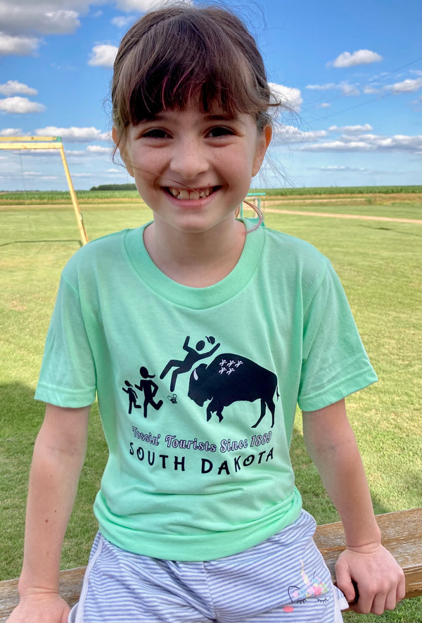 SOUTH DAKOTA Tossin' Tourists Youth Tee