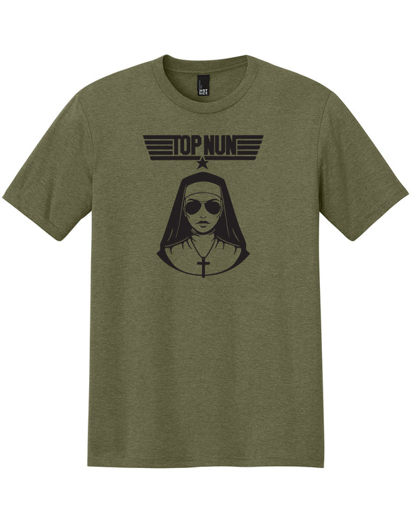 Top Nun Unisex Crew Neck - Military Green Frost