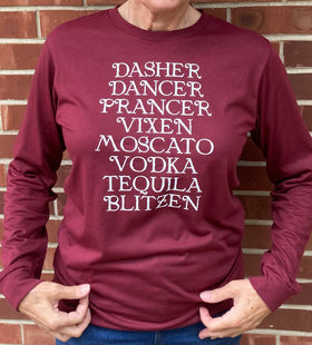 Dasher Dancer Moscato Long Sleeved Tee