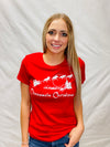Minnesota Christmas Semi-fitted Tee Shirt