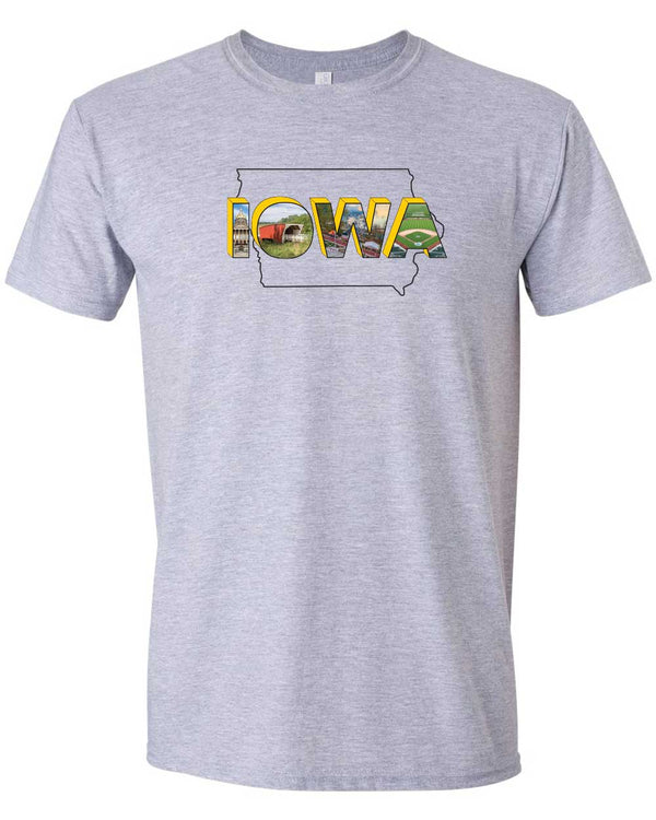 Postcard From Iowa Tee Shirt