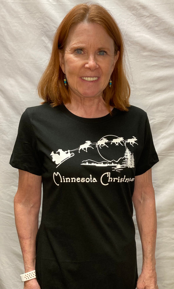 Minnesota Christmas Semi-fitted Tee Shirt