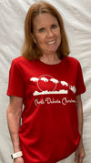 North Dakota Christmas Semi-fitted Tee Shirt